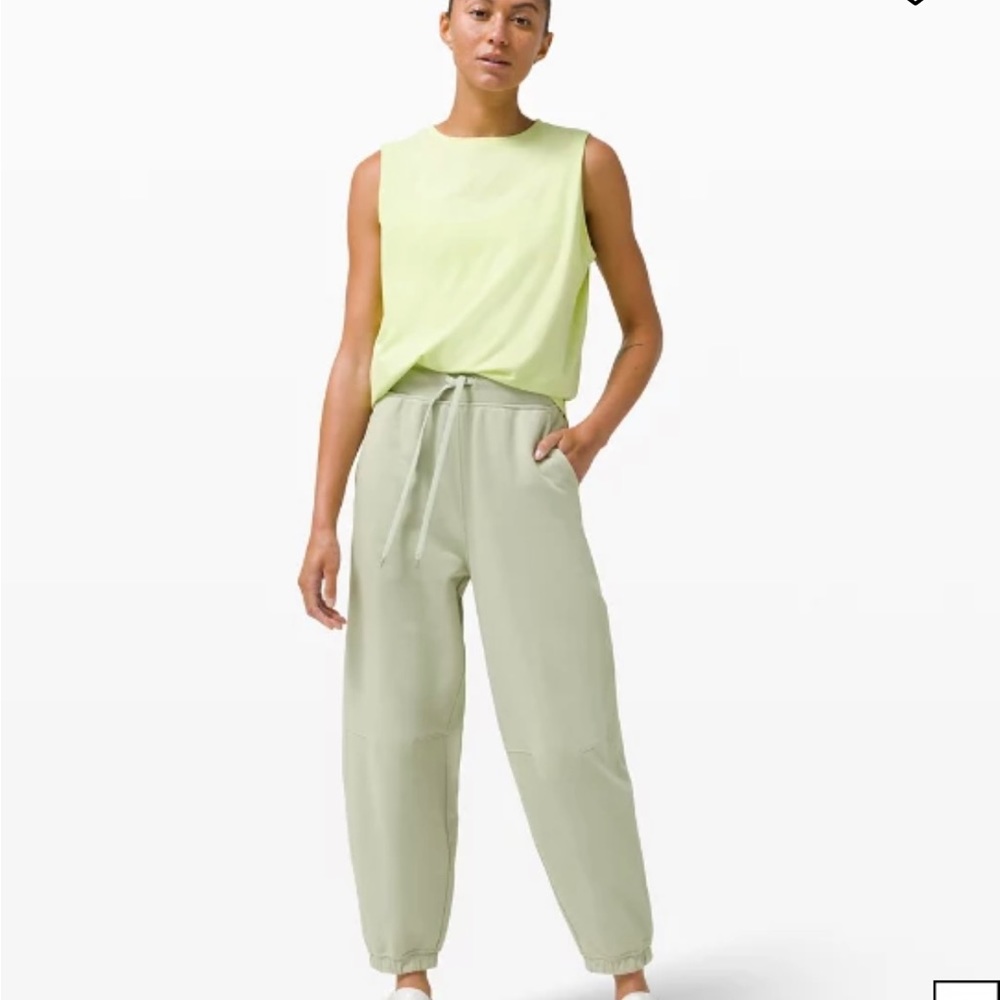 Lululemon high rise relaxed fit joggers in french terry